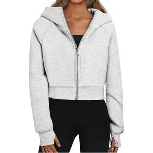 Gray Zip-Up Hoodie